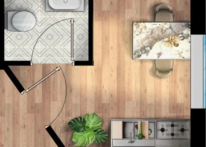 公寓 Deine Bude - 4 Doppelzimmer, 2 Baeder, Kueche 胡尔特